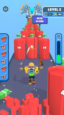 Mecha Attack Rush android App screenshot 6